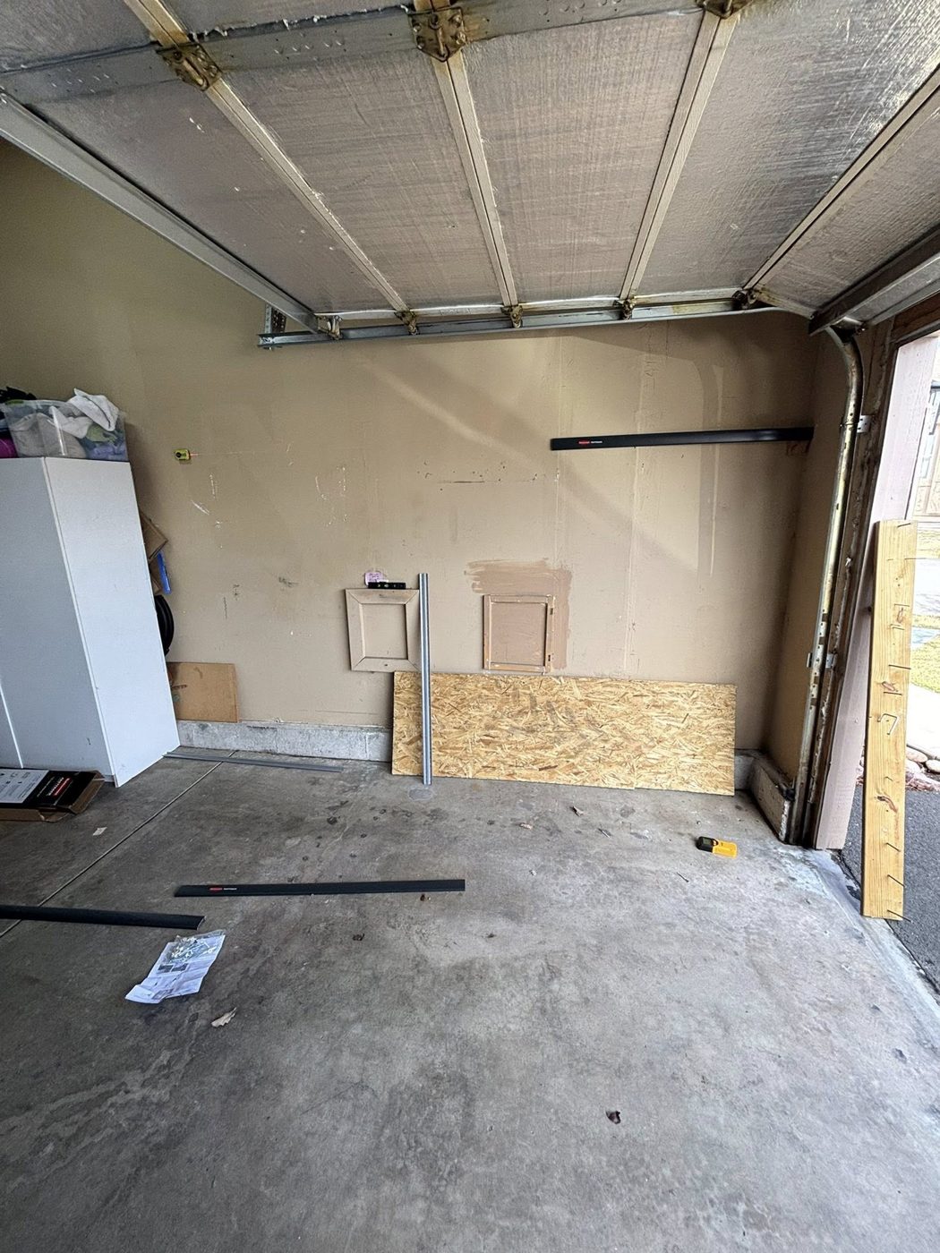 Garage before organization