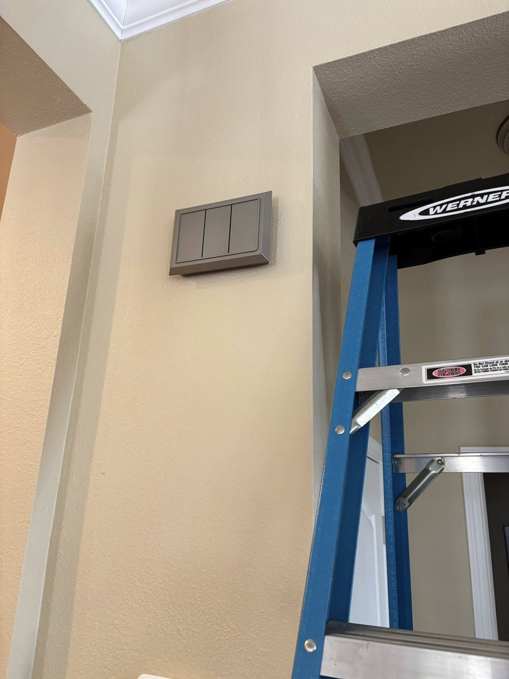 New light switch panel installed