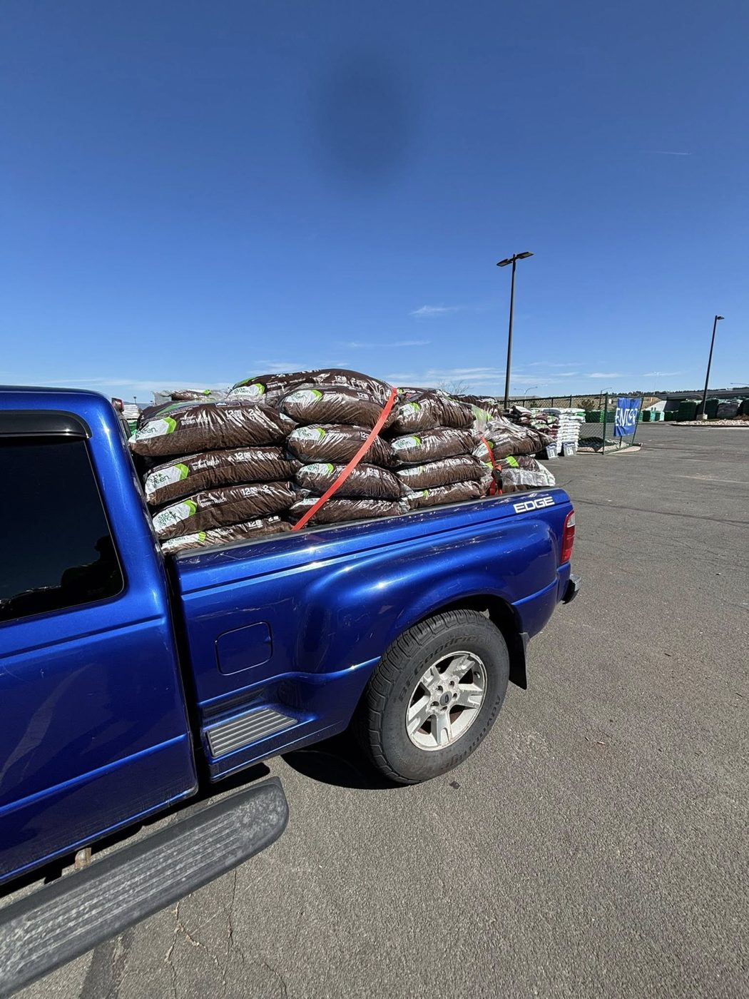 Truckload of mulch hauled and spread